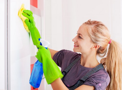 Cleaning services homepage illustration for West Kensington