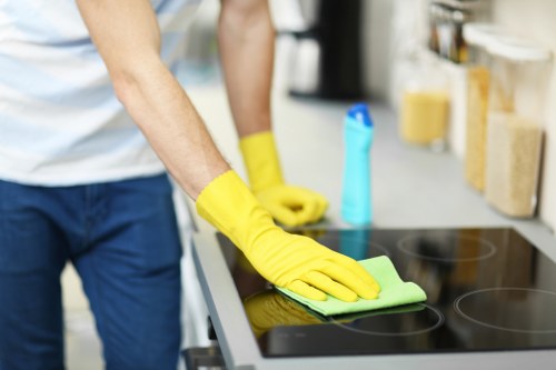 Office cleaning professionals in Westkensington ensuring a hygienic environment