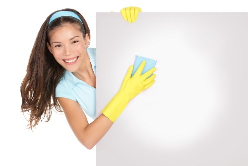 Office cleaning and workplace maintenance illustration